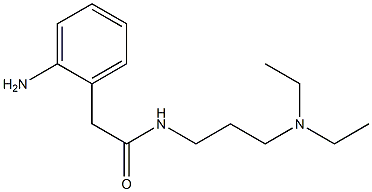 2-(2-aminophenyl)-N-[3-(diethylamino)propyl]acetamide Structure