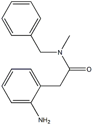 2-(2-aminophenyl)-N-benzyl-N-methylacetamide Structure