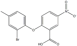 2-(2-bromo-4-methylphenoxy)-5-nitrobenzoic acid