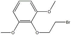 2-(2-bromoethoxy)-1,3-dimethoxybenzene,,结构式