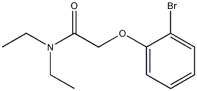 2-(2-bromophenoxy)-N,N-diethylacetamide Structure