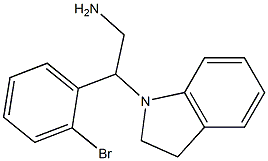 2-(2-bromophenyl)-2-(2,3-dihydro-1H-indol-1-yl)ethanamine