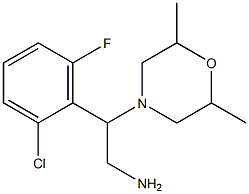  2-(2-chloro-6-fluorophenyl)-2-(2,6-dimethylmorpholin-4-yl)ethanamine