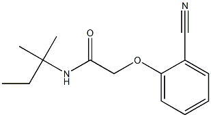 2-(2-cyanophenoxy)-N-(1,1-dimethylpropyl)acetamide|