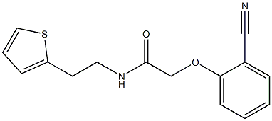 2-(2-cyanophenoxy)-N-(2-thien-2-ylethyl)acetamide