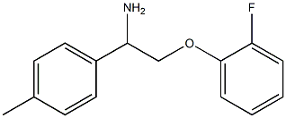 2-(2-fluorophenoxy)-1-(4-methylphenyl)ethanamine Structure