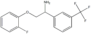 2-(2-fluorophenoxy)-1-[3-(trifluoromethyl)phenyl]ethanamine Struktur