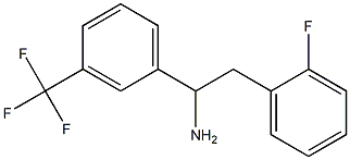 2-(2-fluorophenyl)-1-[3-(trifluoromethyl)phenyl]ethan-1-amine Structure