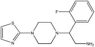 2-(2-fluorophenyl)-2-[4-(1,3-thiazol-2-yl)piperazin-1-yl]ethan-1-amine