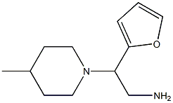 2-(2-furyl)-2-(4-methylpiperidin-1-yl)ethanamine|