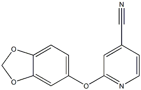 2-(2H-1,3-benzodioxol-5-yloxy)pyridine-4-carbonitrile