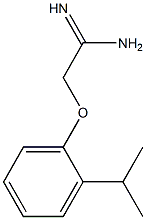 2-(2-isopropylphenoxy)ethanimidamide 结构式