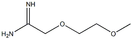 2-(2-methoxyethoxy)ethanimidamide 化学構造式