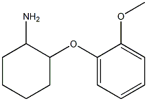 2-(2-methoxyphenoxy)cyclohexan-1-amine Struktur