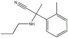  2-(2-methylphenyl)-2-(propylamino)propanenitrile