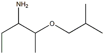 2-(2-methylpropoxy)pentan-3-amine Structure