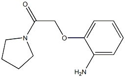 2-(2-oxo-2-pyrrolidin-1-ylethoxy)aniline 化学構造式