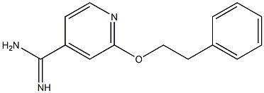  2-(2-phenylethoxy)pyridine-4-carboximidamide