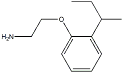 2-(2-sec-butylphenoxy)ethanamine,,结构式