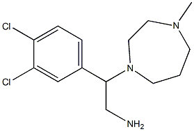 2-(3,4-dichlorophenyl)-2-(4-methyl-1,4-diazepan-1-yl)ethan-1-amine Structure