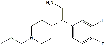 2-(3,4-difluorophenyl)-2-(4-propylpiperazin-1-yl)ethanamine