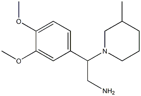  2-(3,4-dimethoxyphenyl)-2-(3-methylpiperidin-1-yl)ethanamine