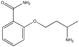 2-(3-aminobutoxy)benzamide Structure