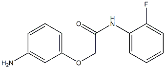  2-(3-aminophenoxy)-N-(2-fluorophenyl)acetamide