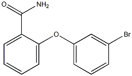 2-(3-bromophenoxy)benzamide 化学構造式