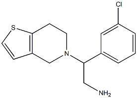 2-(3-chlorophenyl)-2-(6,7-dihydrothieno[3,2-c]pyridin-5(4H)-yl)ethanamine