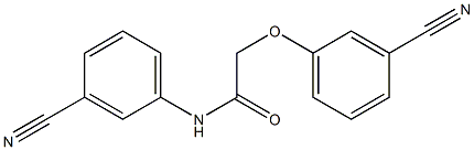 2-(3-cyanophenoxy)-N-(3-cyanophenyl)acetamide