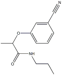 2-(3-cyanophenoxy)-N-propylpropanamide