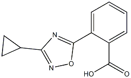 2-(3-cyclopropyl-1,2,4-oxadiazol-5-yl)benzoic acid|