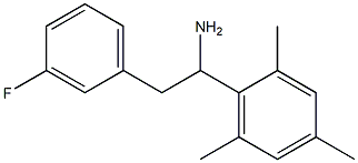 2-(3-fluorophenyl)-1-(2,4,6-trimethylphenyl)ethan-1-amine Structure