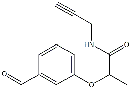 2-(3-formylphenoxy)-N-(prop-2-yn-1-yl)propanamide