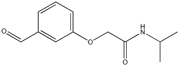 2-(3-formylphenoxy)-N-isopropylacetamide Structure