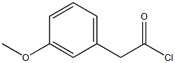 2-(3-methoxyphenyl)acetyl chloride,,结构式