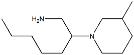 2-(3-methylpiperidin-1-yl)heptan-1-amine Structure