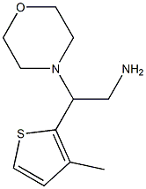 2-(3-methylthien-2-yl)-2-morpholin-4-ylethanamine Structure