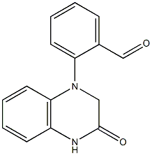 2-(3-oxo-1,2,3,4-tetrahydroquinoxalin-1-yl)benzaldehyde Struktur
