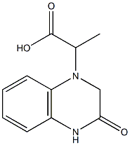 2-(3-oxo-1,2,3,4-tetrahydroquinoxalin-1-yl)propanoic acid Structure