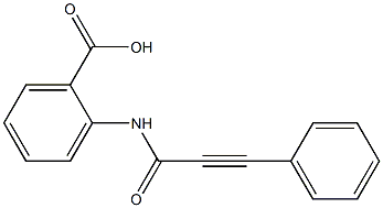 2-(3-phenylprop-2-ynamido)benzoic acid 化学構造式