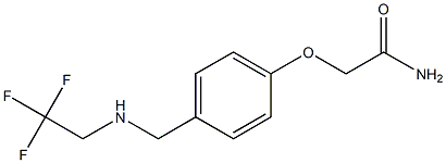 2-(4-{[(2,2,2-trifluoroethyl)amino]methyl}phenoxy)acetamide