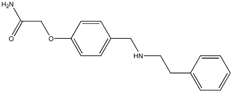  2-(4-{[(2-phenylethyl)amino]methyl}phenoxy)acetamide