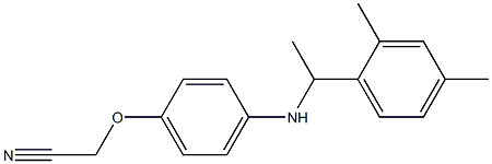 2-(4-{[1-(2,4-dimethylphenyl)ethyl]amino}phenoxy)acetonitrile