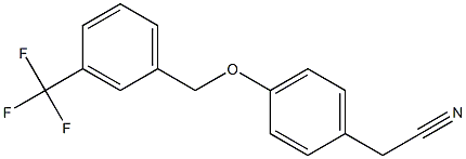  2-(4-{[3-(trifluoromethyl)phenyl]methoxy}phenyl)acetonitrile