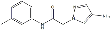 2-(4-amino-1H-pyrazol-1-yl)-N-(3-methylphenyl)acetamide