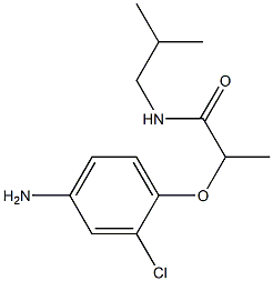 2-(4-amino-2-chlorophenoxy)-N-(2-methylpropyl)propanamide|