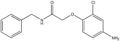 2-(4-amino-2-chlorophenoxy)-N-benzylacetamide Structure