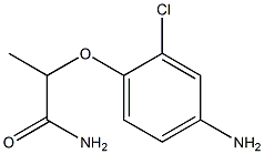 2-(4-amino-2-chlorophenoxy)propanamide Structure